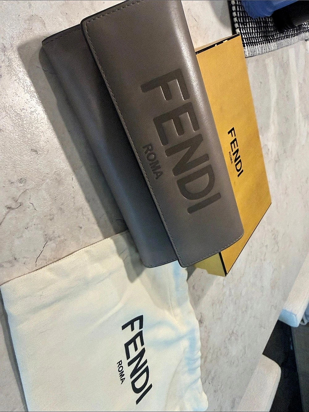 Fendi F Is Fendi Continental Wallet Brown